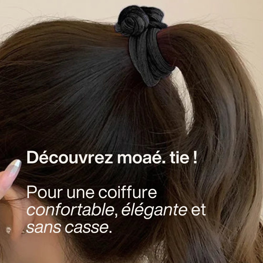 moaé. tie — l’élastique élégant qui tient sans abîmer
